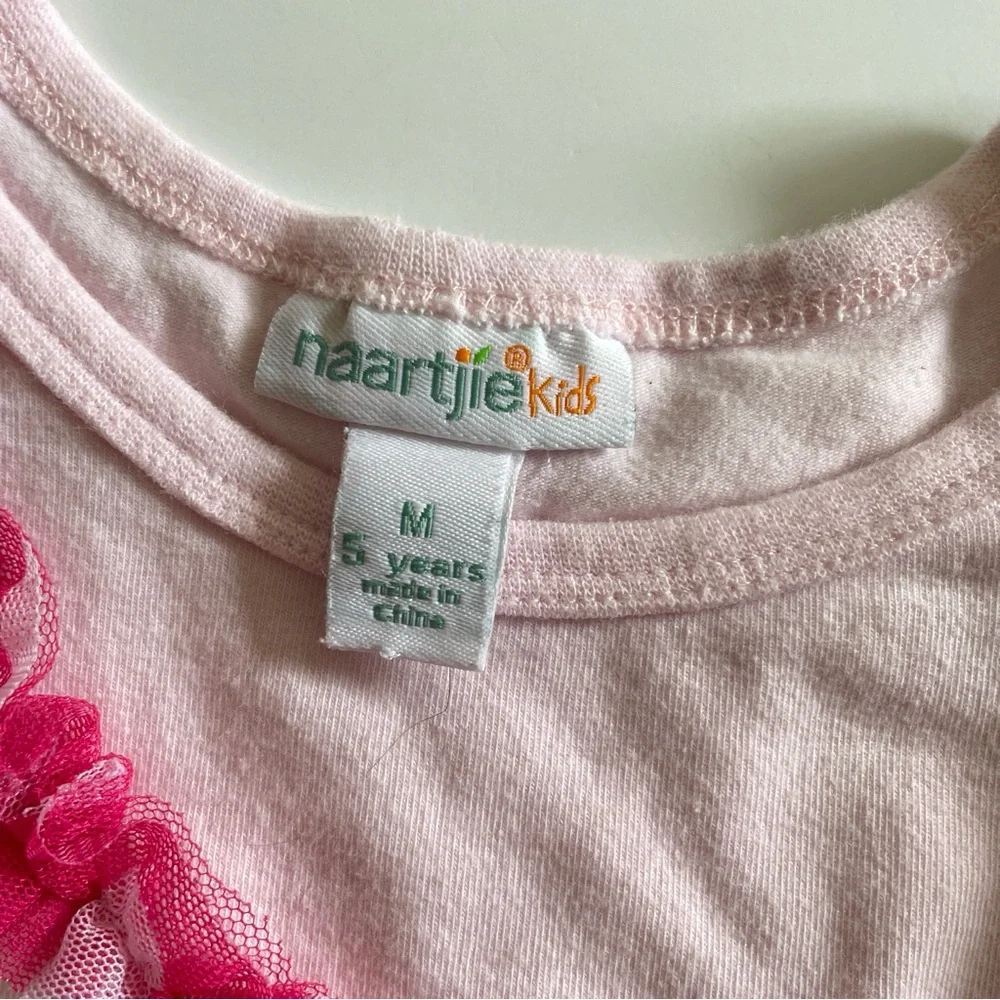 Naartjie Pink Ruffle Tank Top